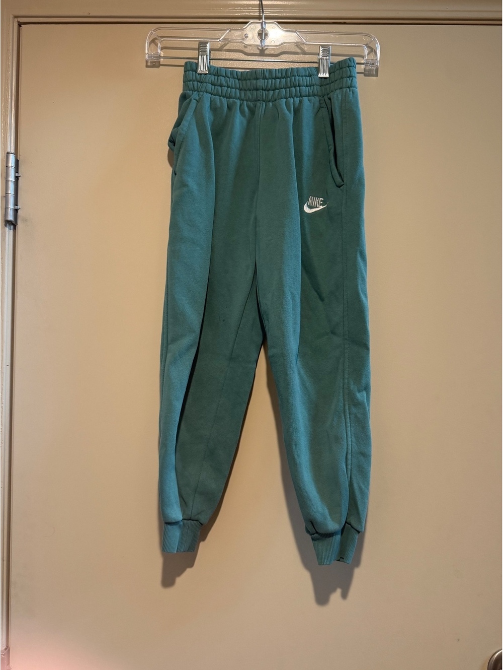 Boys Nike Green Jogger Sweatpants Small